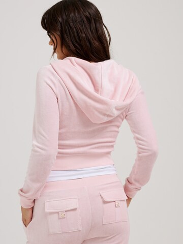 Juicy Couture Zip-Up Hoodie 'Robyn' in Pink