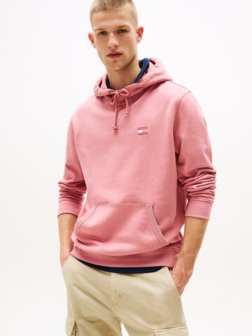 Sweat-shirt Tommy Jeans en rose : devant