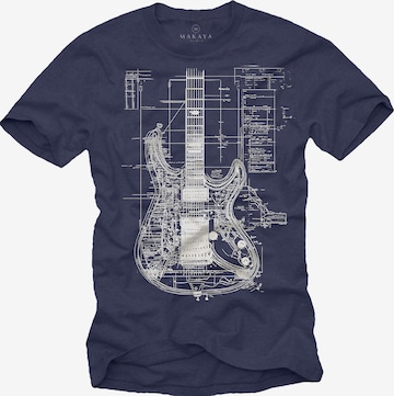 MAKAYA Shirt in Blue: front