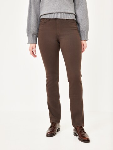 PADDOCKS Slim fit Pants in Brown: front