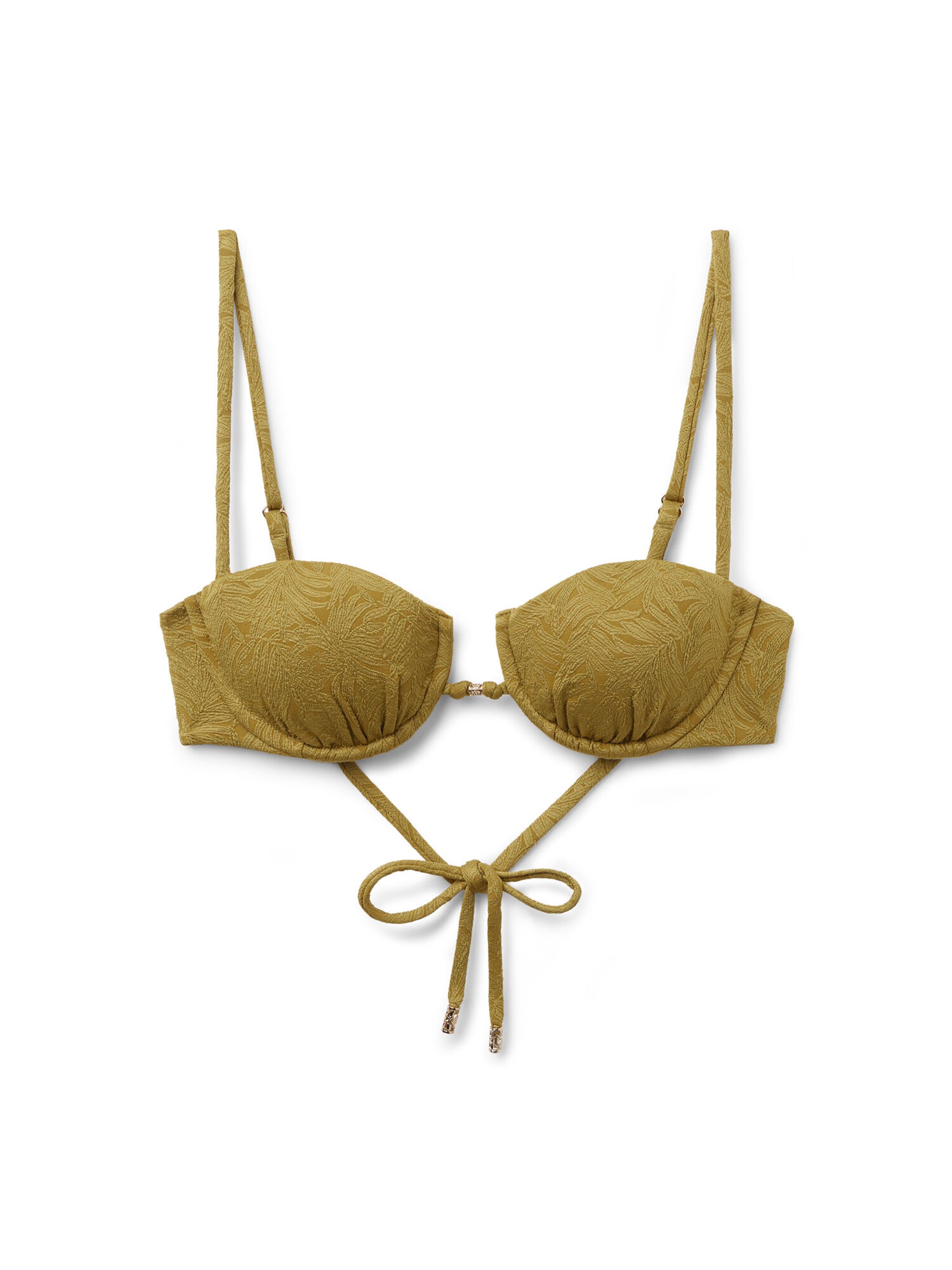 CALZEDONIA Bikini Top 'Wild Jungle' in Olive, Item view