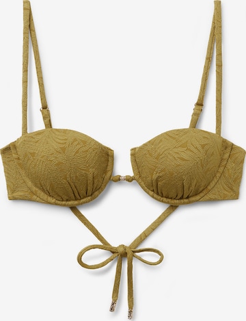 CALZEDONIA Bikinitop 'Wild Jungle' in Grün: Vorderseite