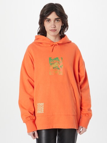 Afends Sweatshirt in Orange: front