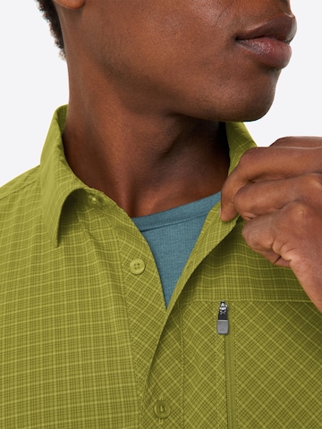 VAUDE Regular fit Athletic button up shirt 'Seiland IV ' in Green