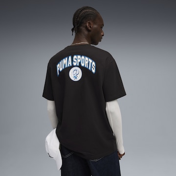 PUMA Shirt 'Wardrobe Essentials' in Black: front