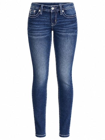 Miss Me - Skinny Vaquero 'D1104 Mid-Rise Skinny' en azul: frente