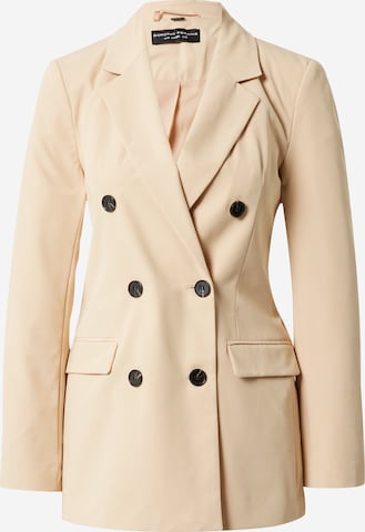 Blazer Dorothy Perkins en beige : devant