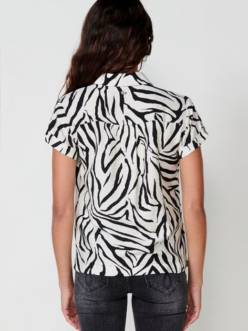 KOROSHI Bluse in Weiß
