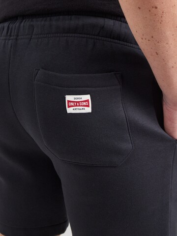 Regular Pantalon 'ONSDAWSON' Only & Sons en noir