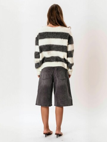 ITS MAY Sweater ' Striped ' in Grey