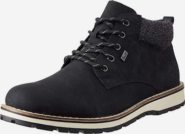 Rieker Lace-Up Boots in Black: front