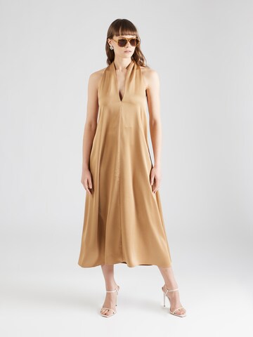 Samsøe Samsøe Evening Dress 'Sacille' in Brown: front