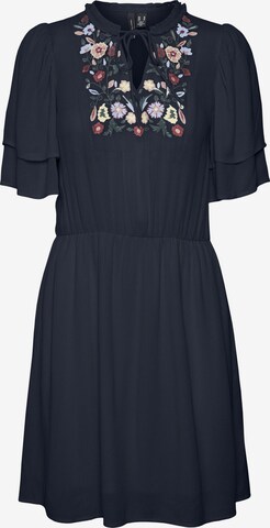 Vero Moda Curve Kleid 'Sina' in Blau: predná strana
