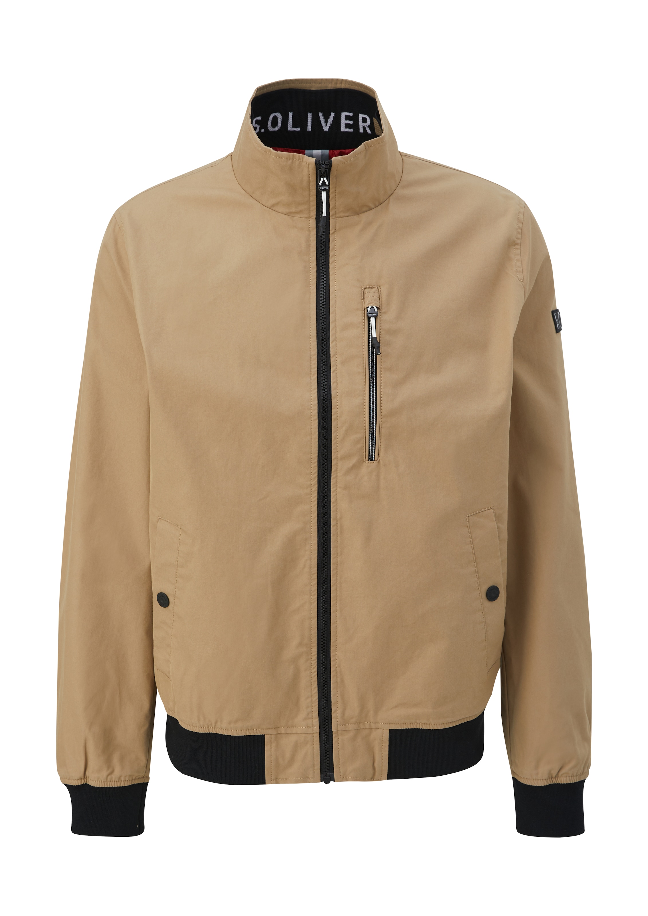 s.Oliver Between-season jacket in Brown: front