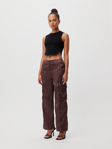 Regular Pantalon à plis 'Michelle' LeGer by Lena Gercke en marron