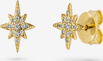 Fiocco Jewelry Earrings 'Luna' in Yellow: front