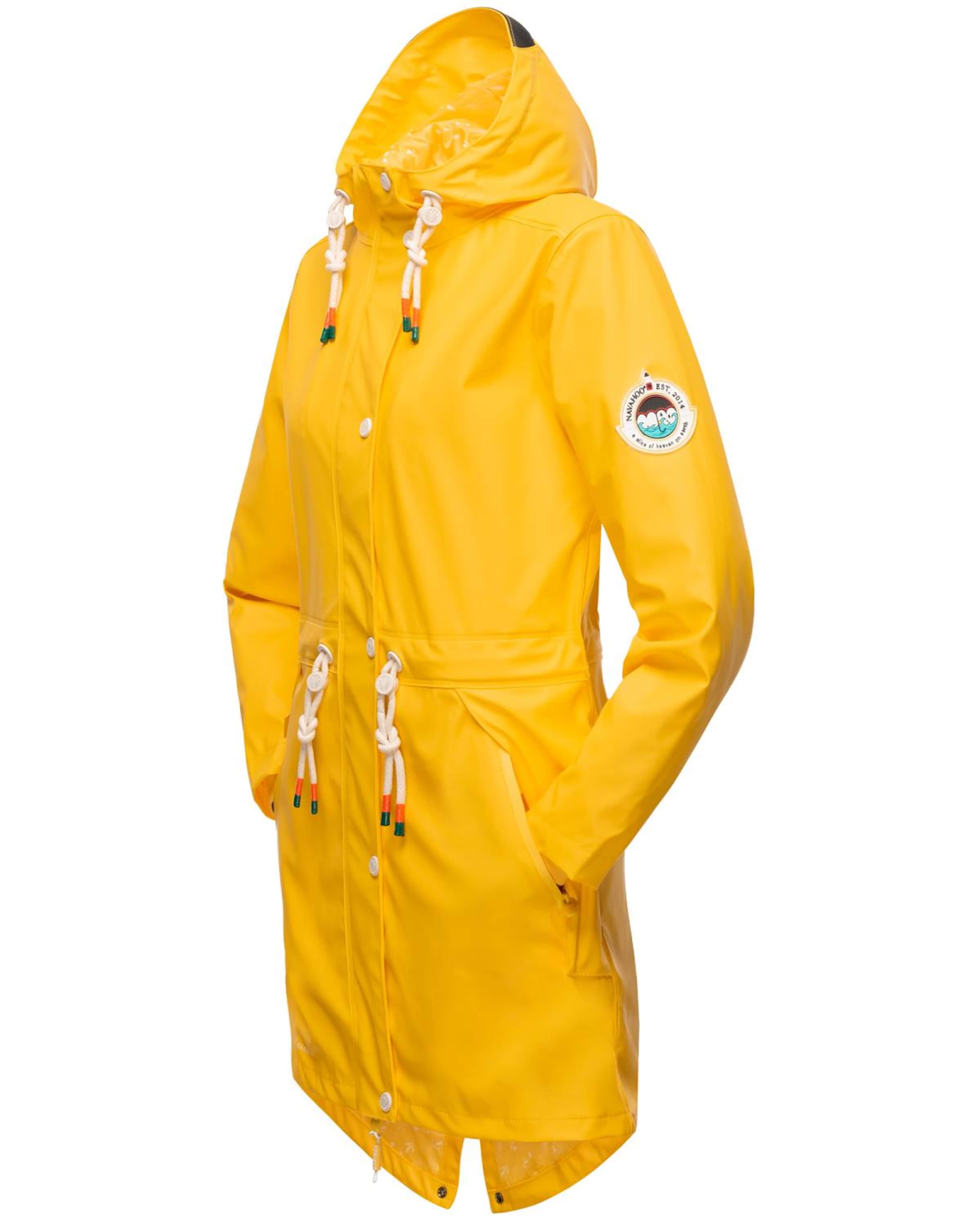 NAVAHOO Funktionsjacka 'Tropical Storm' i gul