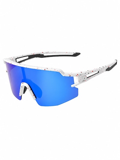 ROCKBROS Sports Glasses 'Polarisierte Fahrradbrille UV400' in Onesize in Blue / Wool white, Item view
