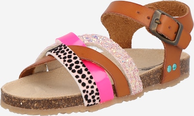 BunniesJR Sandale 'Becky' in braun / pink / rosa / schwarz, Produktansicht