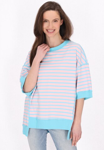 T-shirt usha BLUE LABEL en rose : devant