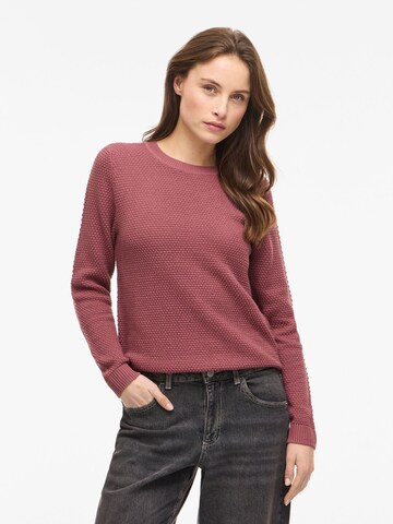 VILA Pullover 'VIDalo' in Pink: Vorderseite