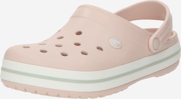 Crocs Μιούλ 'Crocband' σε ροζ: μπροστά