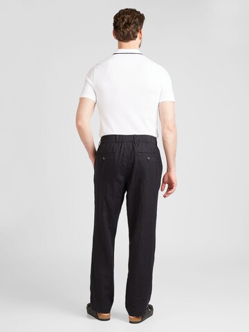 JACK & JONES Loosefit Chino 'Karl Lawrence' in Zwart