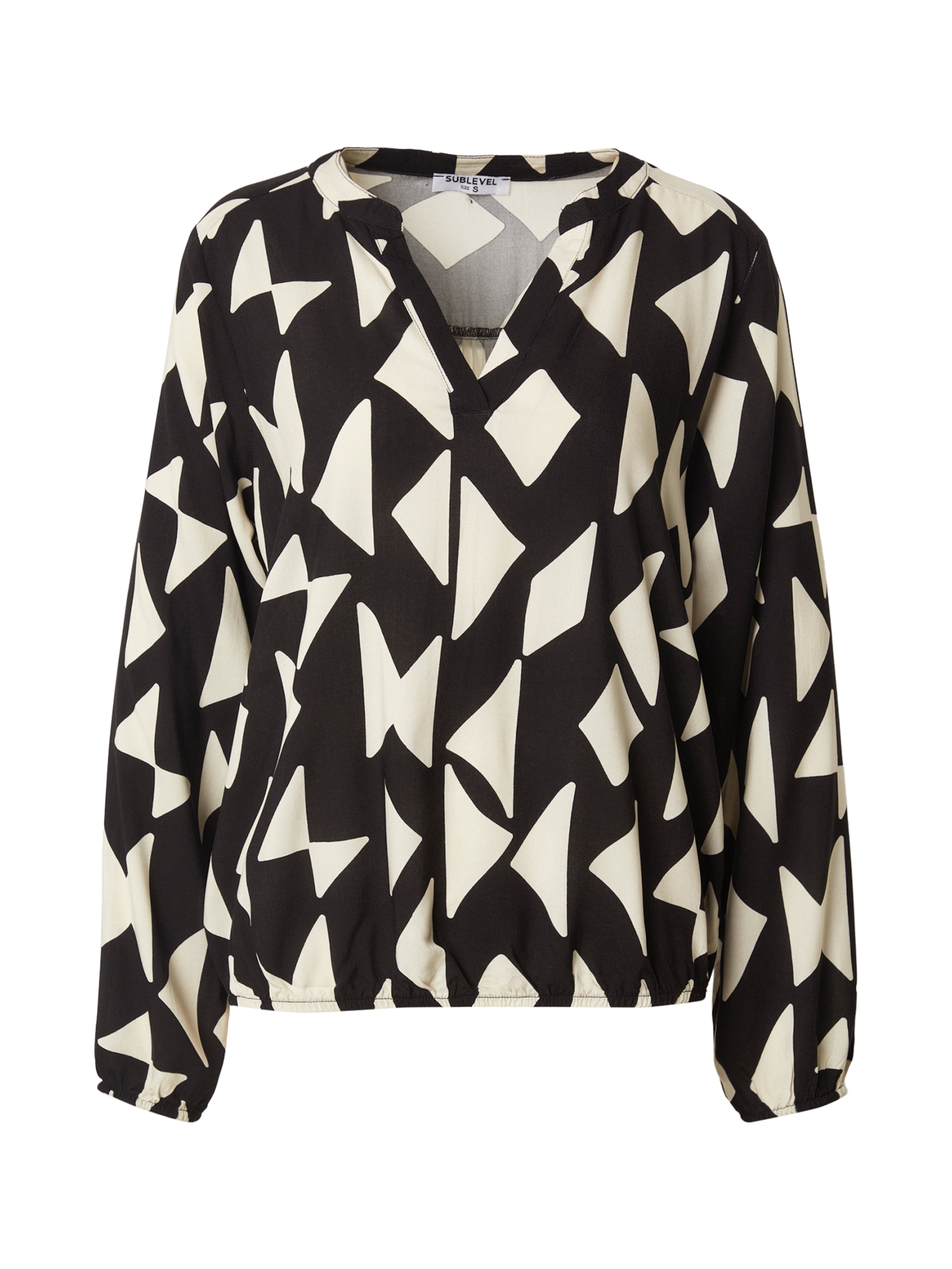 Sublevel - Blusa en negro: frente