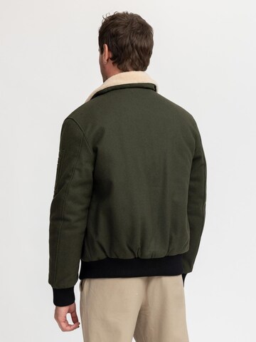 Bombers Winterjas 'AVIATOR MEN' in Groen