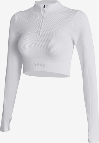 balta YEAZ Sportiniai marškinėliai 'Runway': priekis