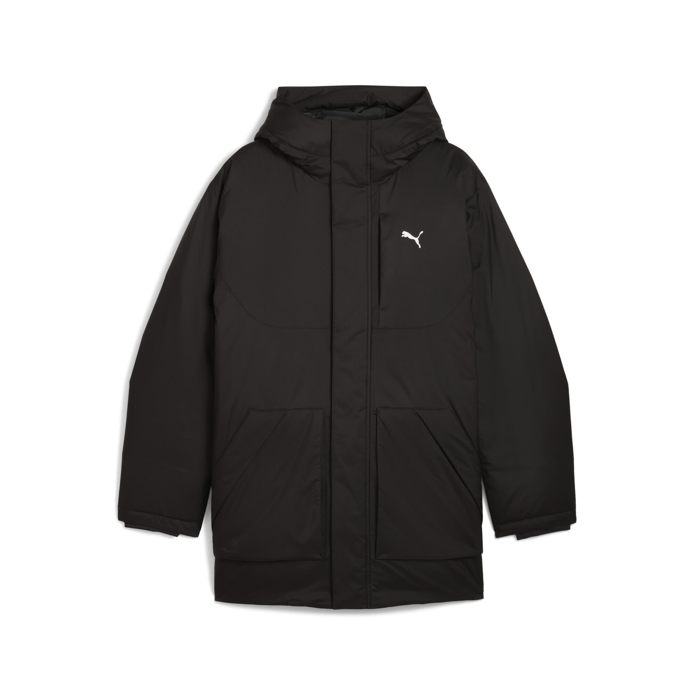 PUMA Winterjacke in Schwarz: Vorderseite