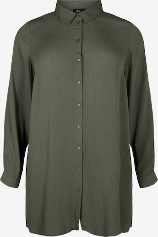 Zizzi Blouse 'EROSE' in Green: front