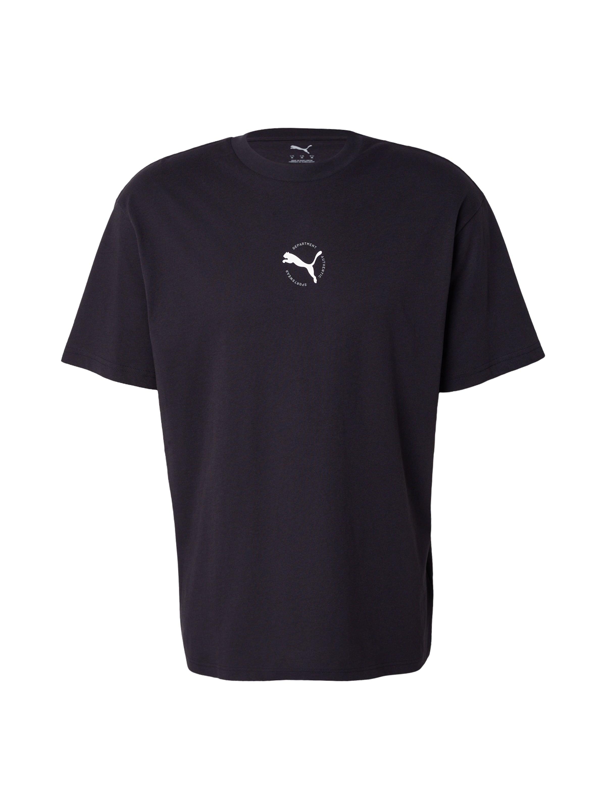 PUMA Тениска в черно: отпред