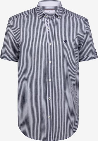 Chemise Felix Hardy en bleu : devant