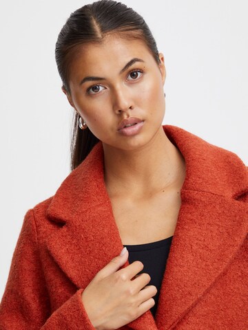 Cappotto di mezza stagione 'STIPA' di ICHI in arancione