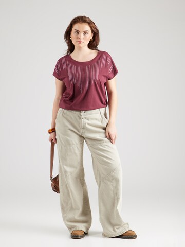 ONLY Carmakoma Shirt 'CARLULA' in Red