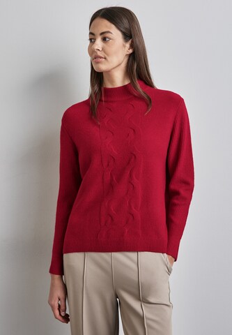 STREET ONE Pullover in Rot: Vorderseite