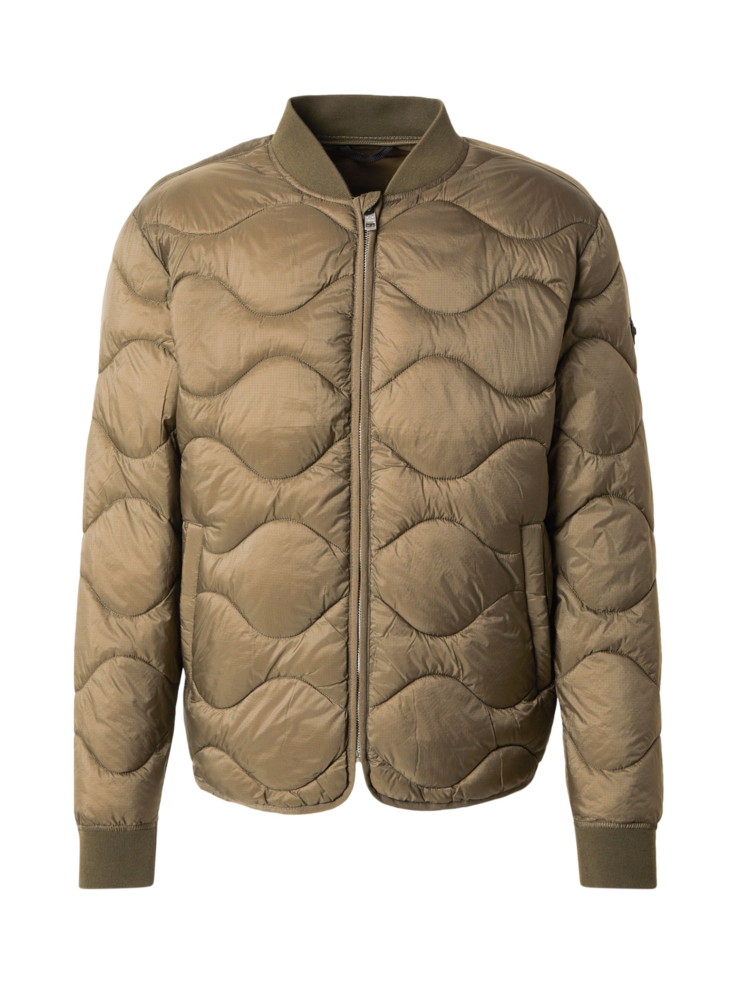 19V69 ITALIA Tussenjas 'Maso' in Groen: voorkant