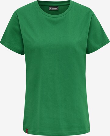 Hummel Shirt in Groen: voorkant