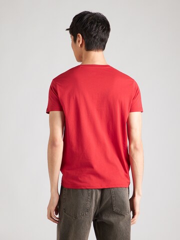 ALPHA INDUSTRIES Shirt in Red: back
