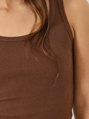 Bianco Lucci Top in Braun