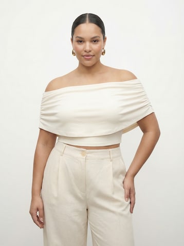 CITA MAASS Top in White: front