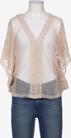 Cream Blouse & Tunic in XS in Beige: front