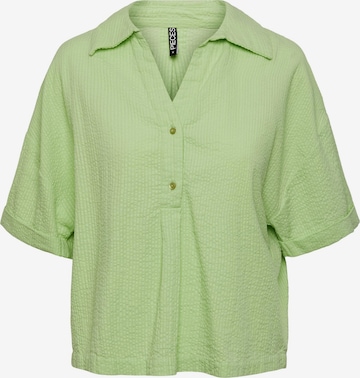 PIECES Blouse 'KIANA' in Groen: voorkant