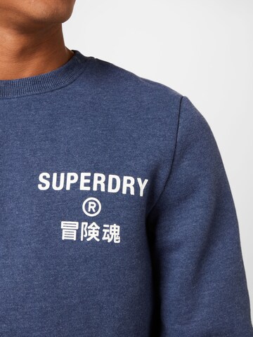 Superdry Sweatshirt i blå