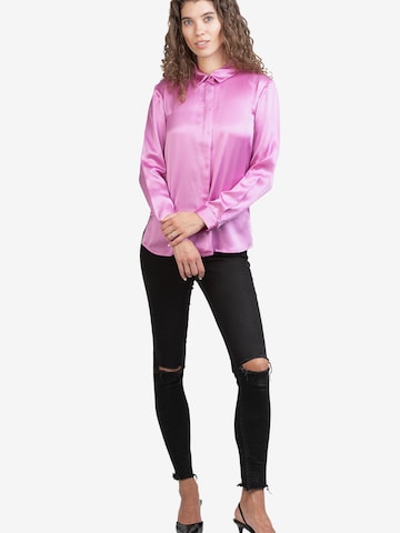 Chemisier 'Seidenbluse Camicia da Donna' Posh Gear en violet : devant