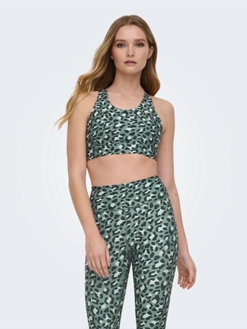 Bustino Reggiseno sportivo 'ONPMILLE-2' di ONLY PLAY in verde: frontale