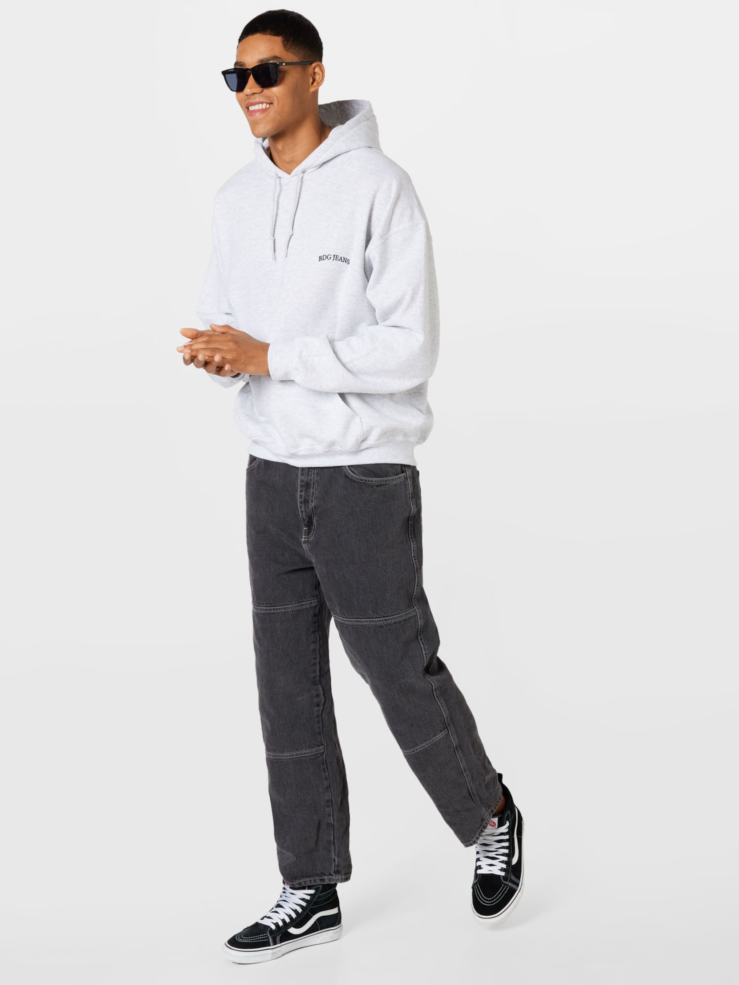 Männer Sweat BDG Urban Outfitters Sweatshirt in Graumeliert - PI39150 Männer Sweat BDG Urban Outfitters Sweatshirt in Graumeliert - PI39150