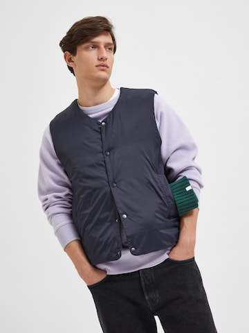 Gilet 'Taka' SELECTED HOMME en bleu