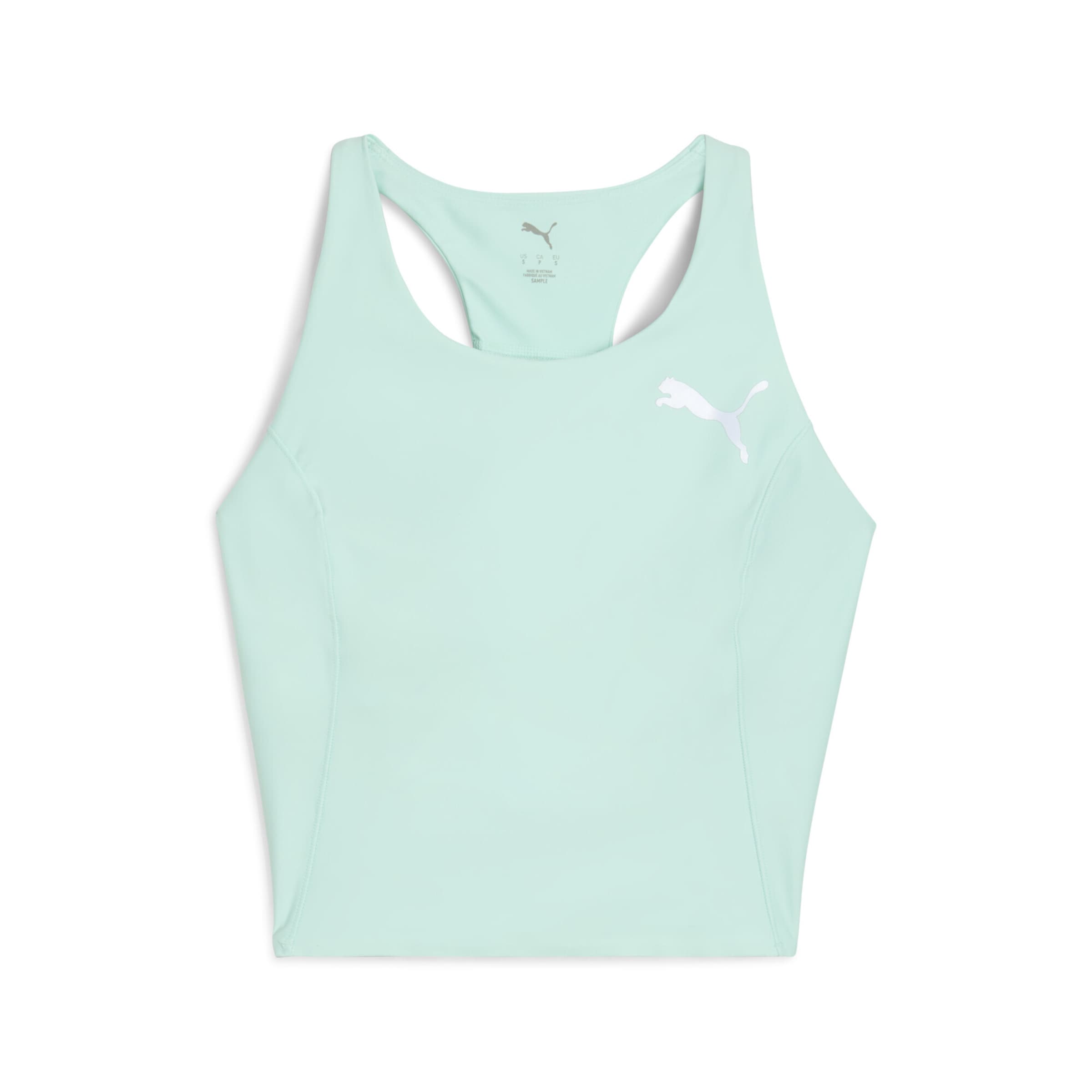 PUMA Sports Top 'Raceday' in Mint / White, Item view